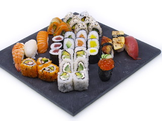 sushi platte japanische häppchen