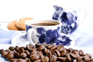 Coffee and beans