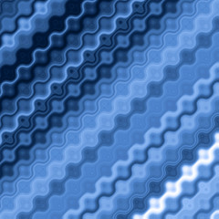 Fototapeta premium Blue diagonal pattern illustration background.