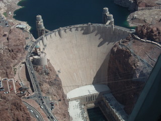 HOOVER DAM USA AIR VIEW