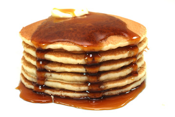 Stack of Pancakes and Syrup - 4733469