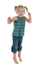 Adorable Toddler Jumping
