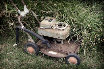 Rusty Lawnmower