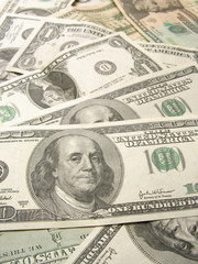 dollar bills background