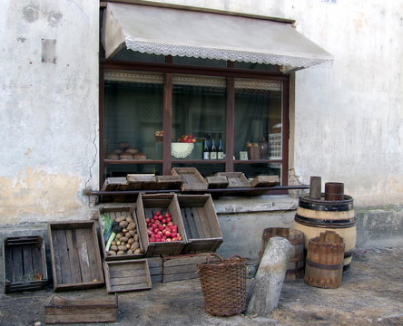Old-fashioned shop window