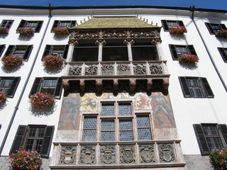 goldenes dach in der innsbrucker altstadt 