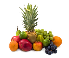 Fototapeta na wymiar exotic fruits
