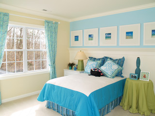 Blue bedroom