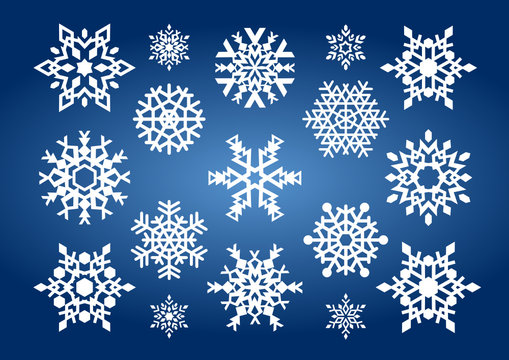 Snowflakes (vector or XXL jpeg image)