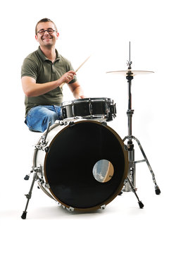 Am Schlagzeug