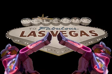 Foto op Canvas Welcome to Fabulous Las Vegas_ © Brendan Steele