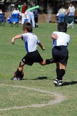 Young Boys Soccer Game