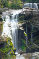 Close up of a waterfall in tennessee