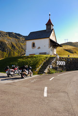 Chapel and bikes
