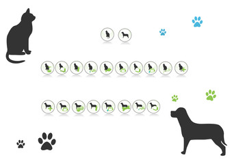Icons für Hunde & Katzen