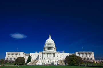 U.S. Capitol on a sunny day