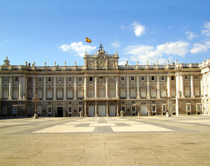 Obraz premium Royal palace, Madrid, Spain