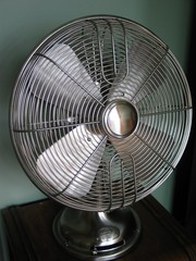 Vintage Look Fan for Hot Summer Days