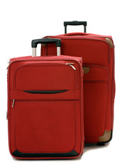 Suitcase on departures