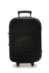 Suitcase on departures