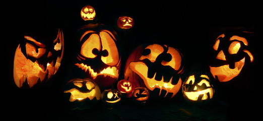 halloween pumpkins  - 4760097