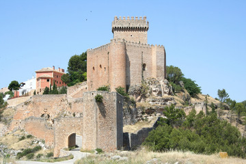 Fototapeta na wymiar Alarcon castle, Spain