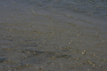 Fototapeta na wymiar Ripple on the water