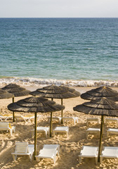Oura Beach Parasols