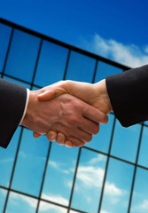 Business handshake