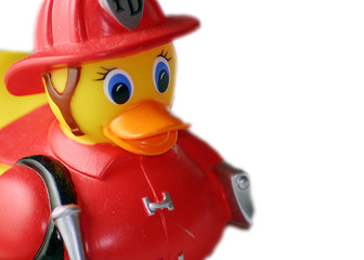 Firefighter Rubber Ducky