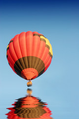 Colorful hot air balloons