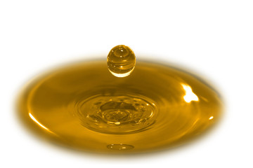 3D Water Drop That Simulates Cooking Oil or Honey