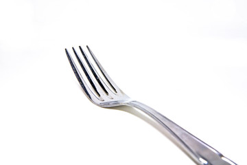 Fourchette, dents vers le haut