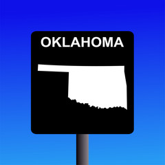 Oklahoma highway sign
