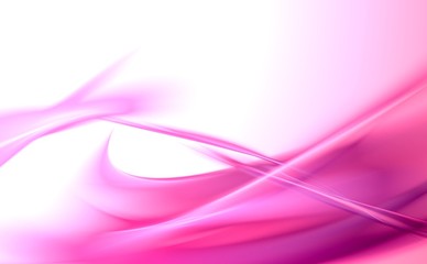Rose-color 3D rendered fractal (abstract background)