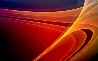 Red 3D fractal (fantasy,abstract background)