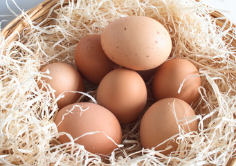 eggs in a basket