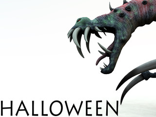 Fototapeta premium Halloween Creepy Monsters 8
