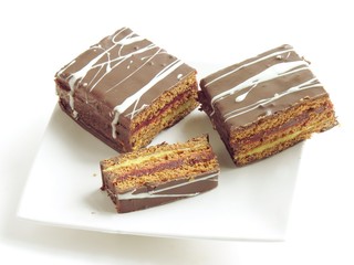 pieces of honey-cake