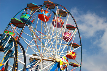 The Ferris Wheel in Scarborough's Funfair