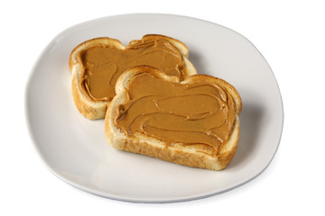 peanut butter toast