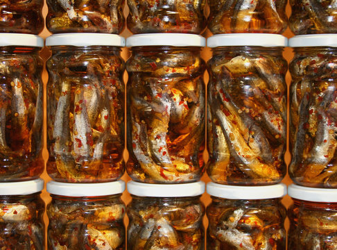 eingelegter Fisch