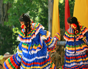Bright Dancers in Ribbons and Lace