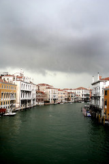 Fototapeta premium Rainstorm rolling into the Grand Canal, Venice