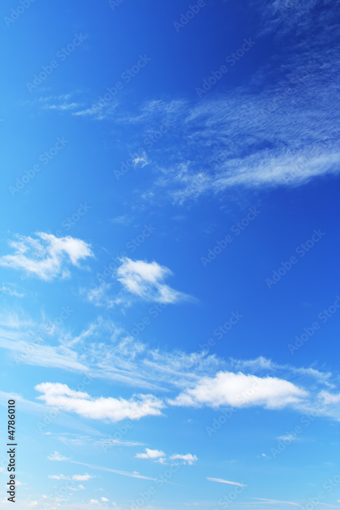 Wall mural sky with clouds