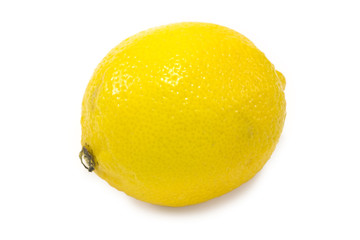 Fresh Lemon isolated on white background 2