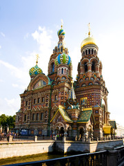 Fototapeta na wymiar Kościół Matki Zbawiciela na Krwi rozlane, St Petersburg, Rosja