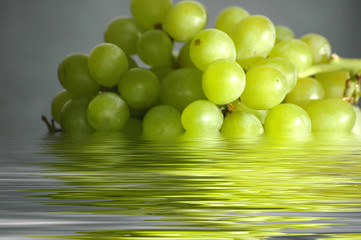 Grapes and reflection