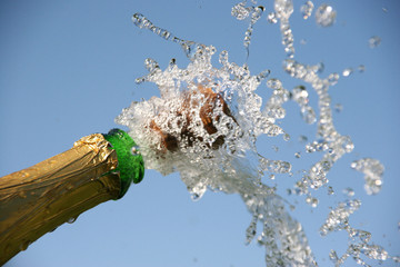 Champagne bottle