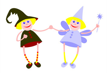 Witch and fairy